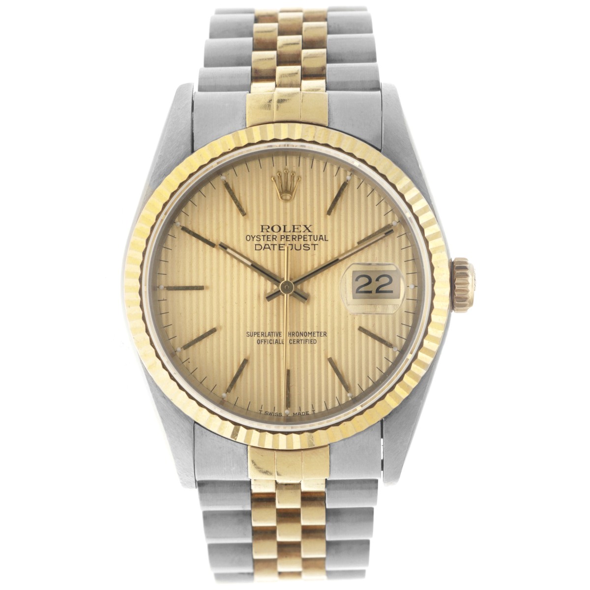 Rolex Datejust 36 "Tapestry Dial" 16233 - Herenhorloge - 1996.