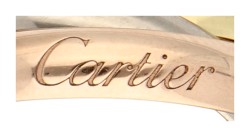 Cartier 18K tricolour gouden 'Trinity' ring.