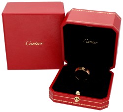 Cartier 18K geelgouden 'Love' band ring.