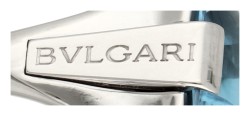 Bvlgari 18K witgouden 'Metropolis' ring bezet met ca. 12.31 ct. blauwe topaas.