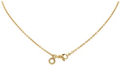 Bvlgari 18K geelgouden 'B.zero1' collier met hanger bezet met ca. 0.22 ct. diamant.