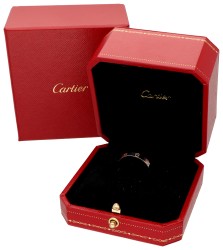 Cartier 18K witgouden 'Love' band ring.