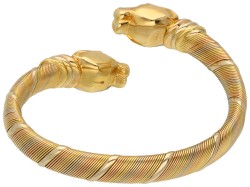 Cartier 18K tricolor gouden Panthère tubogaz bangle bracelet