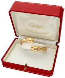 Cartier 18K tricolor gouden Panthère tubogaz bangle bracelet