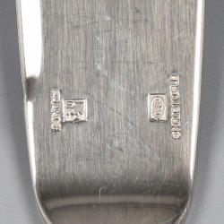 Christofle 157-delige bestekcassette, model Cluny, verzilverd.