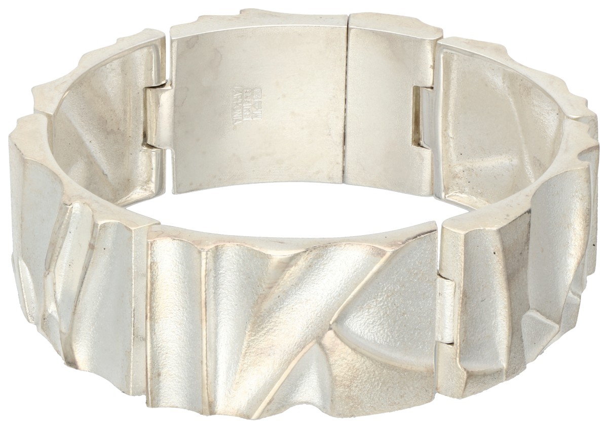 Lapponia sterling zilveren 'Cataract' armband ontworpen door Björn Weckström.