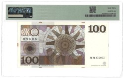 Nederland. 100 Gulden. Bankbiljet. Type 1970. - PMG 63