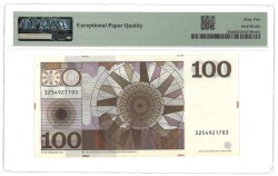 Nederland. 100 Gulden. Bankbiljet. Type 1970. - PMG 65EPQ