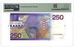 Nederland. 250 Gulden. Bankbiljet. Type 1985. - PMG 67EPQ