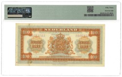 Nederland. 100 Gulden. Muntbiljet. Type 1943. - PMG 53