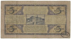 Netherlands-Indies. 5 Gulden. Banknote. Type 1925. - Fine.