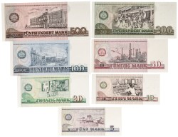 Germany. 5/10/20/50/100/200/500 Mark. Banknotes. Type 1975. - UNC.