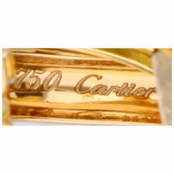 Tricolor gouden Cartier Trinity creolen, clip-oorbellen - 18 kt.