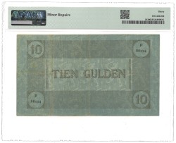 Nederland. 10 Gulden. Bankbiljet. Type 1904. - PMG 30.