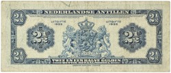 Netherlands-Antilles. 2½ Gulden. Muntbiljet. Type 1955. - Fine.