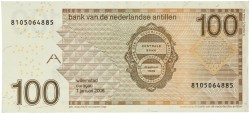 Netherlands-Antilles. 100 Gulden. Banknote. Type 1998. - Extremely fine.