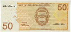 Netherlands-Antilles. 50 Gulden. Banknote. Type 1998. - UNC.