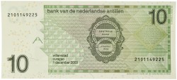 Netherlands-Antilles. 10 Gulden. Banknote. Type 1998. - UNC.