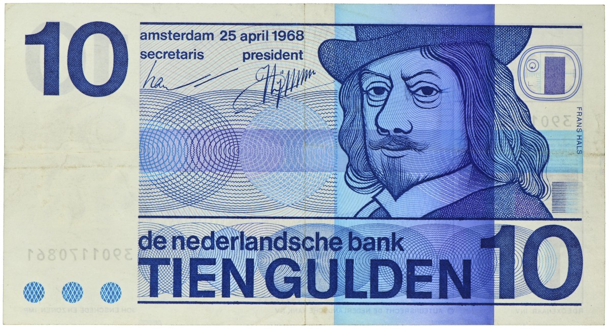 Nederland. 10 Gulden. Misdruk. Type 1986. - Zeer Fraai / Prachtig.