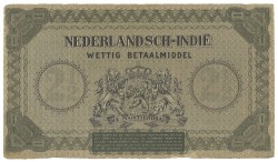 Netherlands-Indies. 2½ Gulden. Muntbiljet. Type 1940. - Very fine / Extremely fine.