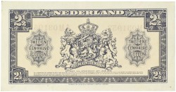 Nederland. 2½ Gulden. Misdruk. Type ND. - Prachtig.