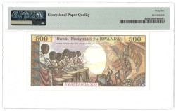 Rwanda. 500 Francs. Banknote. Type 1978. - PMG 66EPQ.