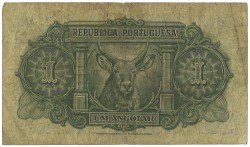 Portugal. 1 Angolar. Banknote. Type 1926. - Fine.