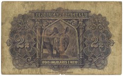 Portugal. 2½ Angolares. Banknote. Type 1926. - Fine.