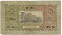 Nederland. 25 Gulden. Bankbiljet. Type 1921. - Zeer Fraai.