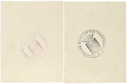 Nederland. 25 cent / 1 Gulden. Noodgeld. Type 1940. Type Poortugaal. - UNC.