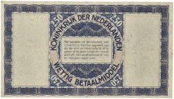 Nederland. 2½ Gulden. Zilverbon. Type 1938. - Zeer Fraai / Prachtig.