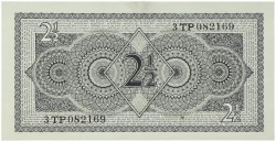 Nederland. 2½ Gulden. Muntbiljet. Type 1949. - Prachtig