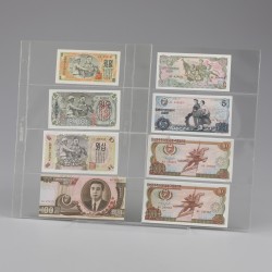 World. 75 Banknotes different countries and denominations. - Album - UNC.