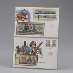 World. 15 Banknotes different countries and denominations. - Album - UNC.