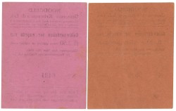 Nederland. 2.5 Gulden UNC / 10 Gulden Zeer Fraai. Noodgeld. Type 1940. Type Krimpen aan de Lek.