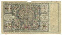 Nederland. 100 Gulden. Misdruk. Type 1930. - Zeer Fraai.