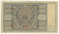 Nederland. 100 Gulden. Misdruk. Type 1930. - Zeer Fraai.