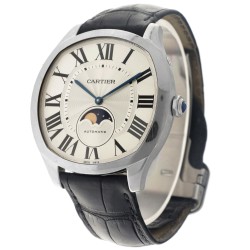 No Reserve - Cartier Drive de Cartier Moonphase WSNM0008 - Herenhorloge. 