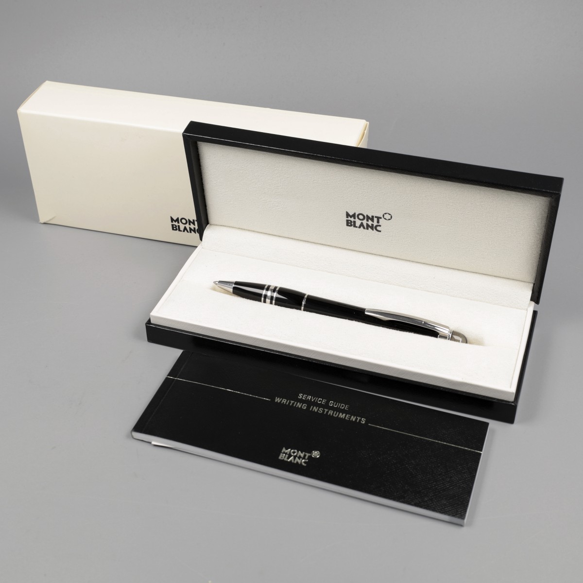 Montblanc Starwalker balpen geplatineerd.