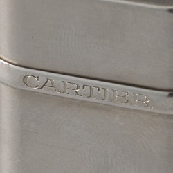 Le Must de Cartier aansteker geplatineerd / verzilverd.