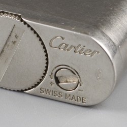 Le Must de Cartier aansteker geplatineerd / verzilverd.