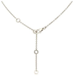 Bvlgari 18K witgouden 'Astrale' collier en hanger bezet met ca. 0.94 ct. diamant.