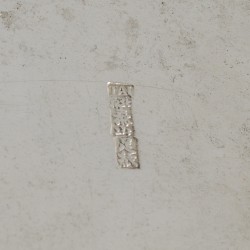 Koektrommel met dienblad (China Export zilver), TAI SHAN 泰山, BEIJING, China ca. 1900, zilver.