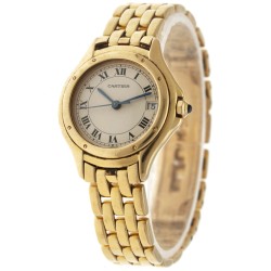 Cartier Panthère Cougar 117000 R 18K. - Dameshorloge. 