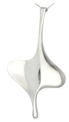 David Andersen sterling zilveren collier en modernistische hanger.