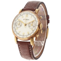 Eterna Vintage 18K. chronograph - Herenhorloge. 