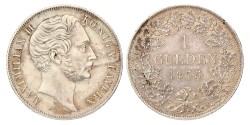 German states. Bavaria. Maximilian II. 1 Gulden. 1855.