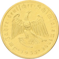 Germany. Third Reich. 1933. Golden medal 'Im Jahre Deutscher Schicksalswende'.