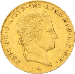 Austria. Austrian empire. Ferdinand I. Ducat. 1847 A. XF -.