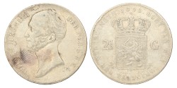 2½ Gulden. Willem II. 1842. Fraai.